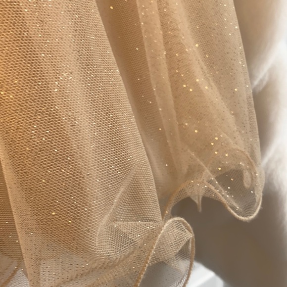 Strapless short Lace and Sparkly Dress - Picture 5 of 6